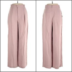 Zara wide leg palazzo pants, high rise, blush/pink - women’s medium EUC
